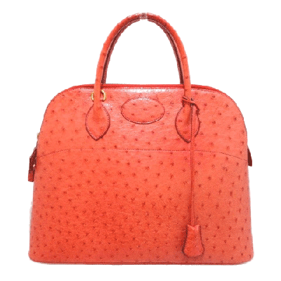 エルメス ボリード37 ルージュヴィフ	 オーストリッチ