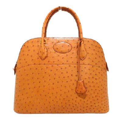 エルメス ボリード37 チェスナッツ オーストリッチ