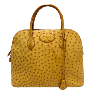 エルメス ボリード37 チェスナッツ オーストリッチ