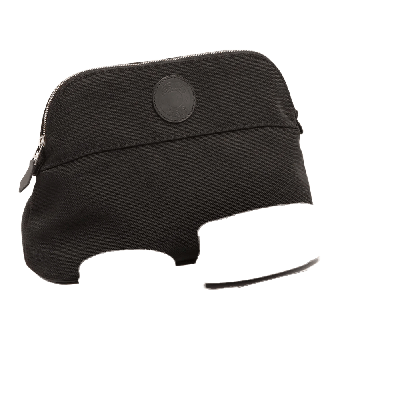 エルメス ボリードポーチ ナイロン その他 ブラック