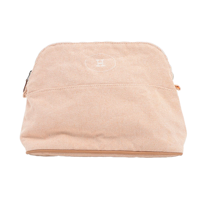 エルメス モデル名 キャンバス ポーチ オレンジ シルバー