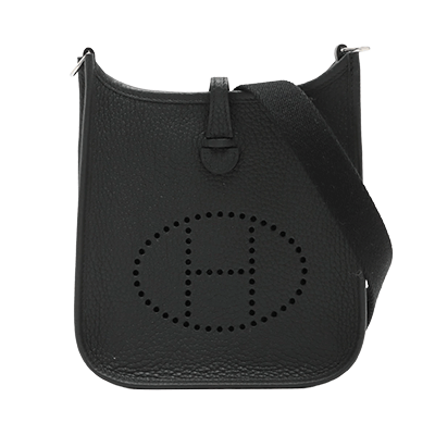 エルメス エブリンTPM トリヨンクレマンス ブラック シルバー