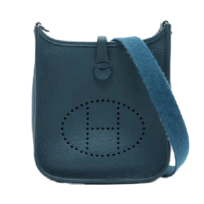 エルメス エブリン16 TPM アマゾン トリヨンクレマンス ディープブルー シルバー