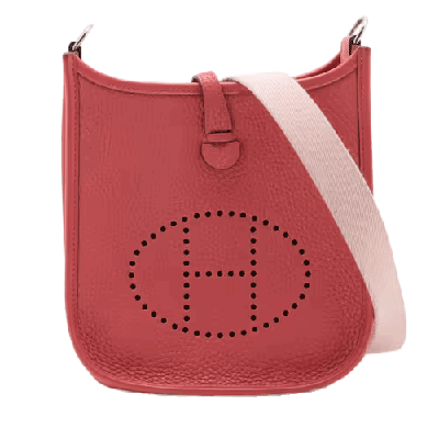 エルメス エブリン16 TPM アマゾン トリヨンクレマンス ルージュピヴォワンヌ シルバー