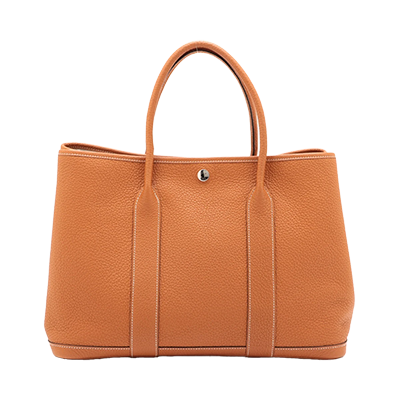 エルメス ガーデンパーティ36 PM ネゴンダ トフィ シルバー