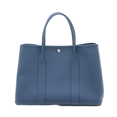 エルメス ガーデンパーティ36 PM カントリー ブルーサフィール シルバー