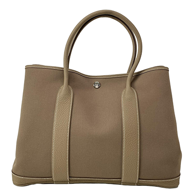 エルメス ガーデンパーティPM エトゥープ トワルオフィシエ×ネゴンダ