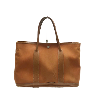 エルメス ガーデンパーティPM オレンジ トワルオフィシエ×レザー