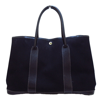 エルメス ガーデンパーティPM 黒 トワルオフィシエ×レザー