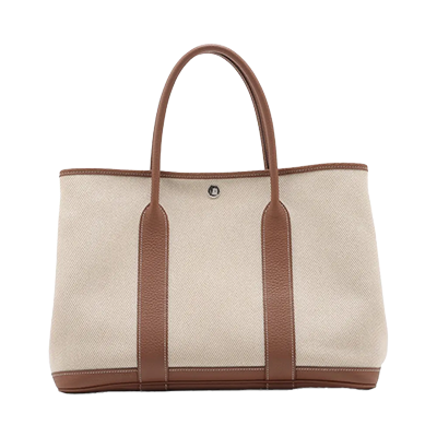 エルメス ガーデンパーティ36 PM ツイルアッシュxネゴンダ ゴールド シルバー