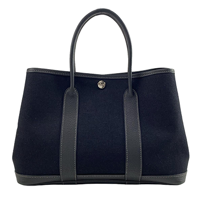 エルメス ガーデンパーティTPM 黒 トワルオフィシエ×ネゴンダ