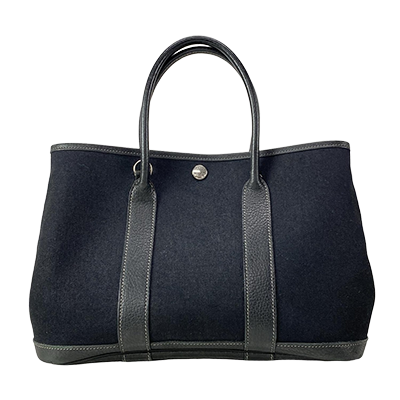 エルメス ガーデンパーティTPM 黒 トワルオフィシエ×ネゴンダ