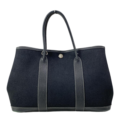 エルメス ガーデンパーティTPM 黒 トワルオフィシエ×レザー
