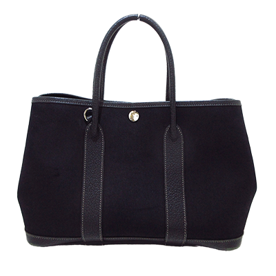 エルメス ガーデンパーティTPM 黒 トワルオフィシエ×レザー