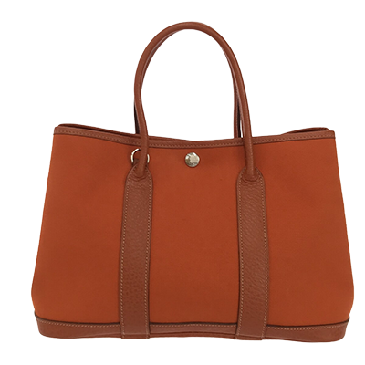 エルメス ガーデンパーティTPM ポティロン トワルオフィシエ×レザー