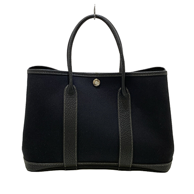 エルメス ガーデンパーティTPM 黒 トワルオフィシエ×ネゴンダ