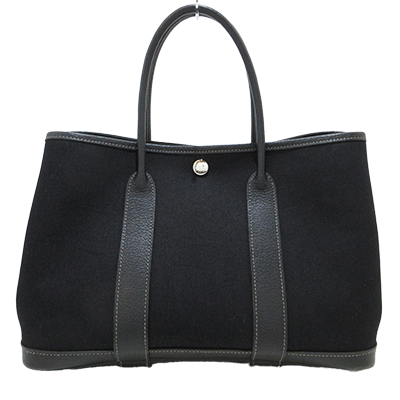 エルメス ガーデンパーティTPM 黒 トワルオフィシエ×ネゴンダ