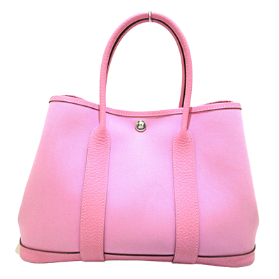 エルメス ガーデンパーティTPM ピンク トワルオフィシエ×カントリー