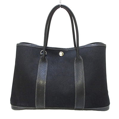 エルメス ガーデンパーティTPM 黒 トワルオフィシエ×レザー