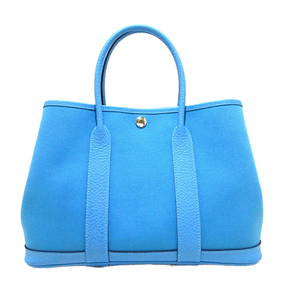 エルメス ガーデンパーティTPM ブルーノール トワルオフィシエ×ヴァッシュカントリー