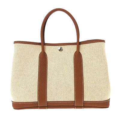 エルメス ガーデンパーティTPM ゴールド ツイルアッシュ×ネゴンダ