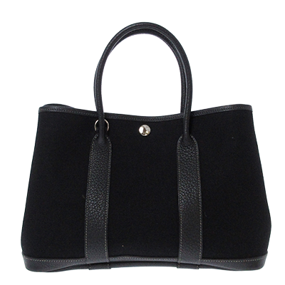エルメス ガーデンパーティTPM 黒 トワルオフィシエ×ネゴンダ