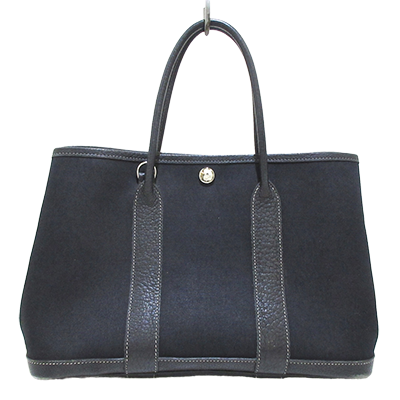 エルメス ガーデンパーティTPM 黒 トワルオフィシエ×レザー
