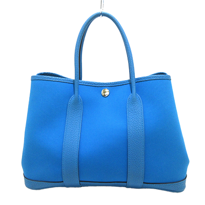 エルメス ガーデンパーティTPM ブルーザンジバル トワルオフィシエ×ネゴンダ