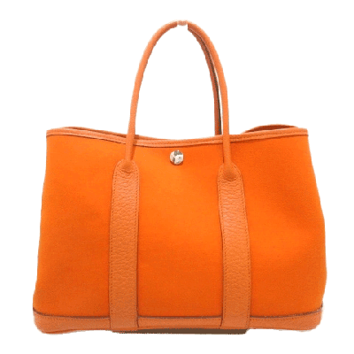 エルメス ガーデンパーティTPM オレンジ トワルオフィシエ×レザー