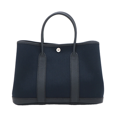 エルメス ガーデンパーティ24 TTPM ブッフル×トワルアッシュ ブラウン シルバー