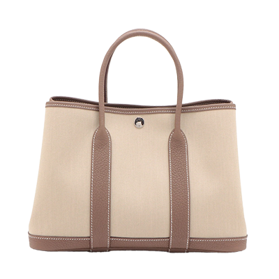 エルメス ガーデンパーティTPM ツイルアッシュ×カントリー ベージュ シルバー