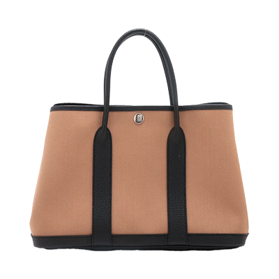 エルメス ガーデンパーティTPM ネゴンダ×トワルアッシュ ブラウン シルバー