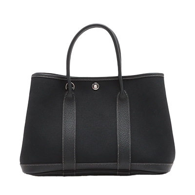 エルメス ガーデンパーティTPM トワルオフィシエ×ネゴンダ ブラック シルバー