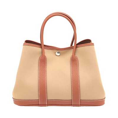 エルメス ガーデンパーティTPM トワルオフィシエ×ネゴンダ トレンチ シルバー