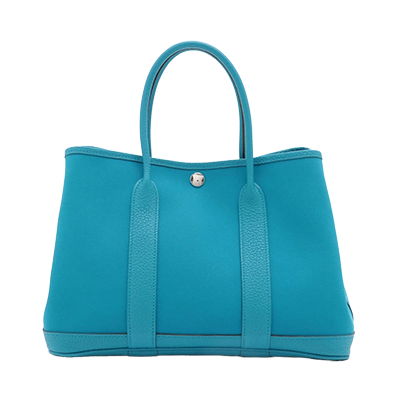 エルメス ガーデンパーティTPM トワルオフィシエ×ネゴンダ ブルーザンジバル