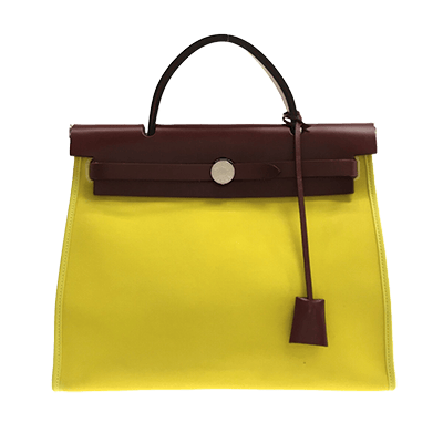 エルメス エールバッグジップPM ライム×ルージュアッシュ トワルミリタリー×ヴァッシュハンター