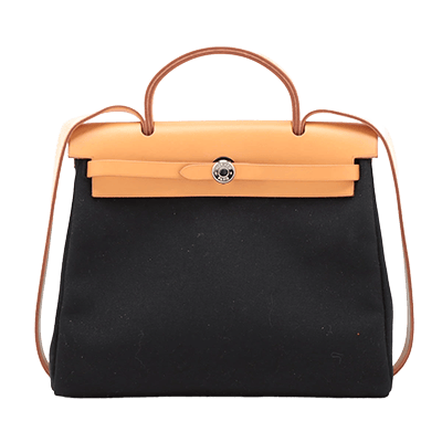 エルメス エールバッグPM トワルオフィシエ×ヴァッシュハンター ブラック シルバー