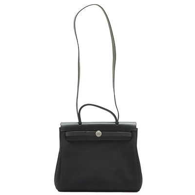 エルメス エールバッグPM トワルオフィシエ ブラック シルバー