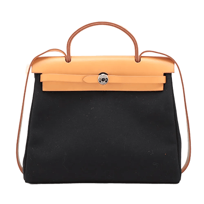 エルメス エールバッグPM トワルオフィシエ×ヴァッシュハンター ブラック シルバー