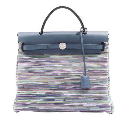 エルメス エールバッグPM ヴィブラート シルバー