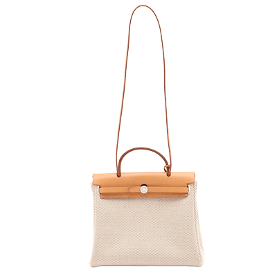 エルメス エールバッグPM トワルGM シルバー