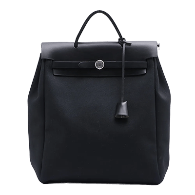 エルメス エールバッグアドPM トワルオフィシエ ブラック シルバー