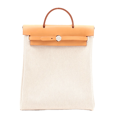 エルメス エールバッグアドPM トワルアッシュ シルバー