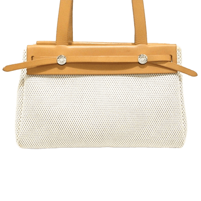 エルメス エールバッグPM アイボリー×ブラウン トワルGM×ヴァッシュ