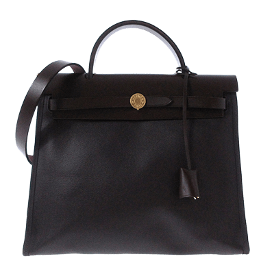 エルメス エールバッグジップPM ルージュセリエ トワルアッシュベルリンヌ×ヴァッシュハンター×トワルアッシュ