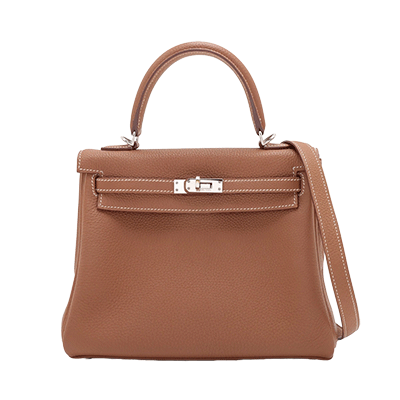 エルメス ケリー25 トゴ ゴールド シルバー