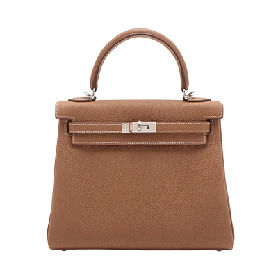 エルメス ケリー25 トゴ ゴールド シルバー
