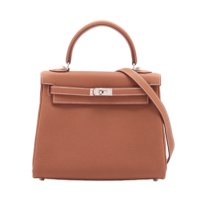 エルメス ケリー25 トゴ ゴールド シルバー