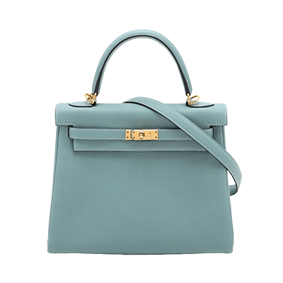 エルメス ケリー25 トゴ シエル ゴールド