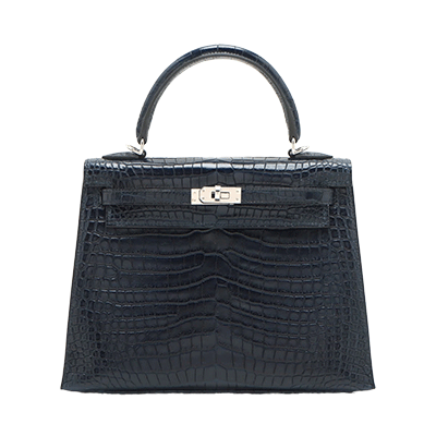 エルメス ケリー25 ポロサス トメコン シルバー